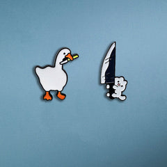 Mini Cartoon Enamel Lapel Pins Brooches