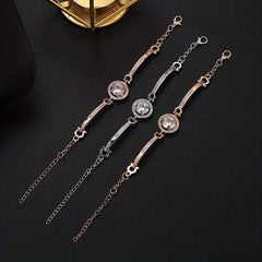 Rhinestone Bangle Bracelet Women's Jewelry