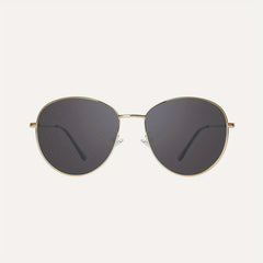 TIJN Polarized Round Sunglasses For Women UV400 Sun Shades Glasses