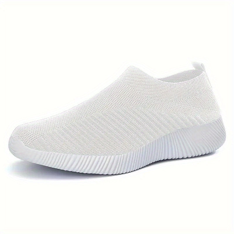 Breathable Lace Up Mesh Sneakers Soft Sole Walking Shoes