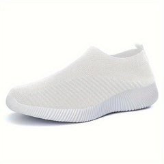 Breathable Lace Up Mesh Sneakers Soft Sole Walking Shoes