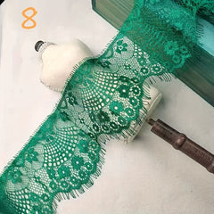 3M French Retro Eyelash Lace Fabric Floral Pattern Skirt Sleeves Underwear DIY