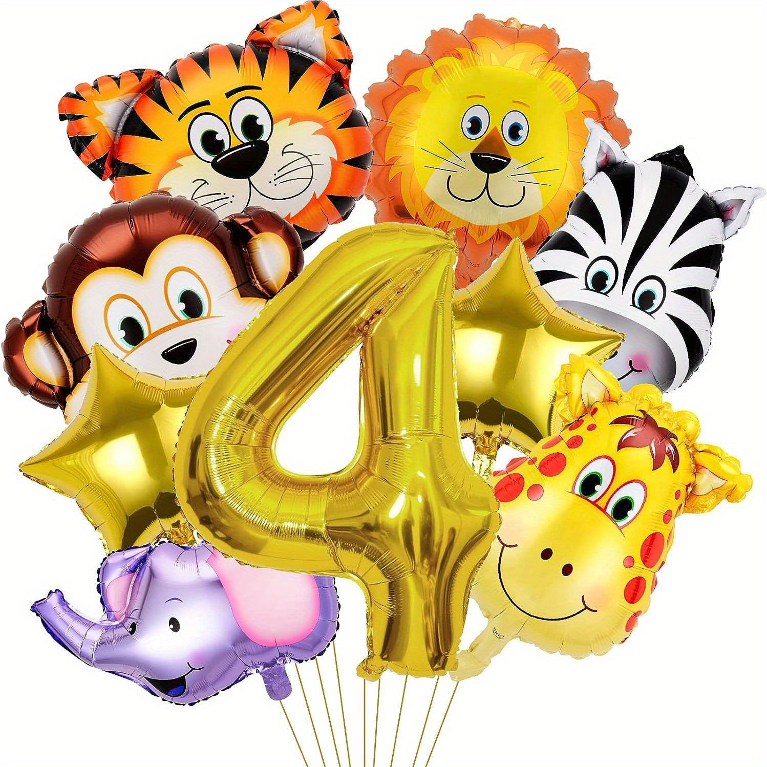 Safari Animal Balloons for Baby Shower Jungle Theme Party