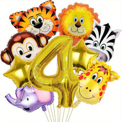 Safari Animal Balloons for Baby Shower Jungle Theme Party