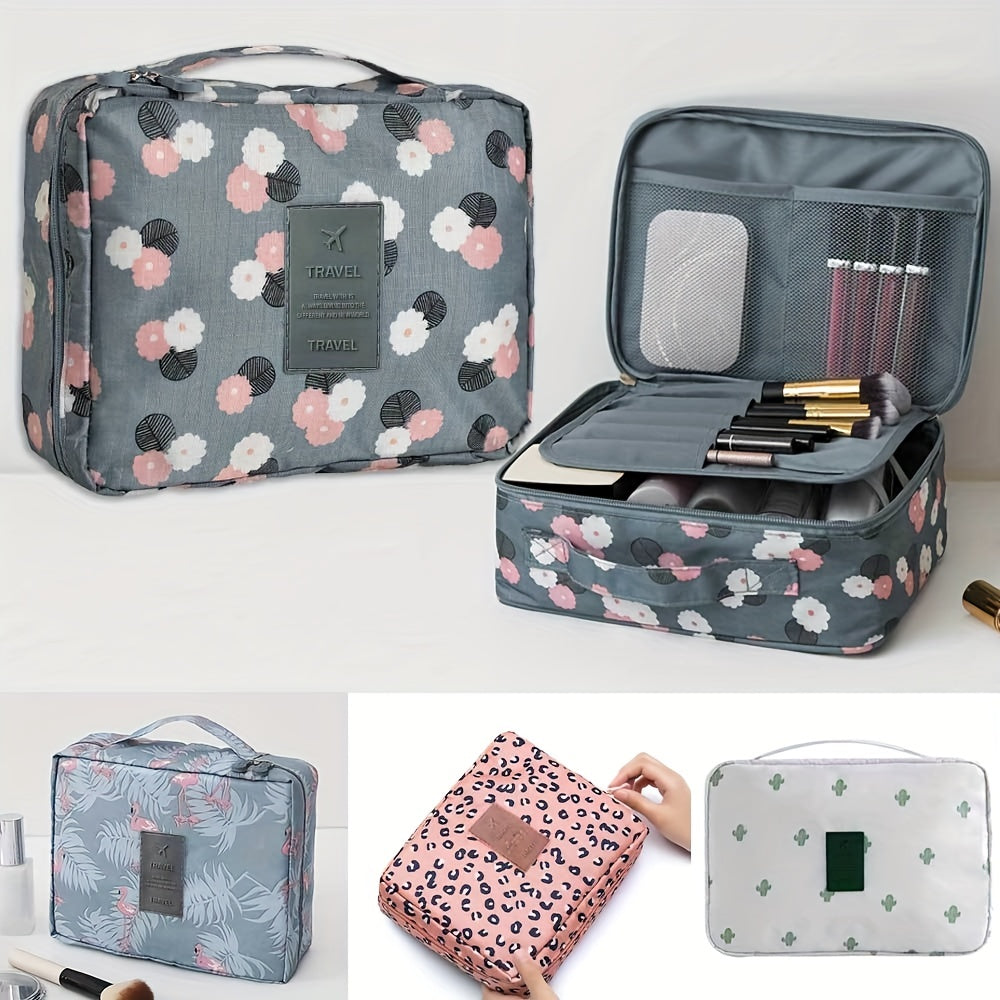 Nylon Waterproof Makeup Brushes Pouch Lightweight Travel Bag