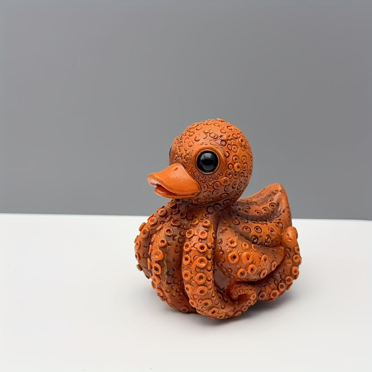Octopus Duck Resin Statue Ocean Series Mixed Colors Artistic Decor