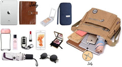 Waterproof Nylon Shoulder Bag for Women Crossbody Messenger Bag