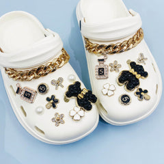 18pcs Bling Shoe Charms For Women Girls Kids Mixed Cartoon Decoration Charms