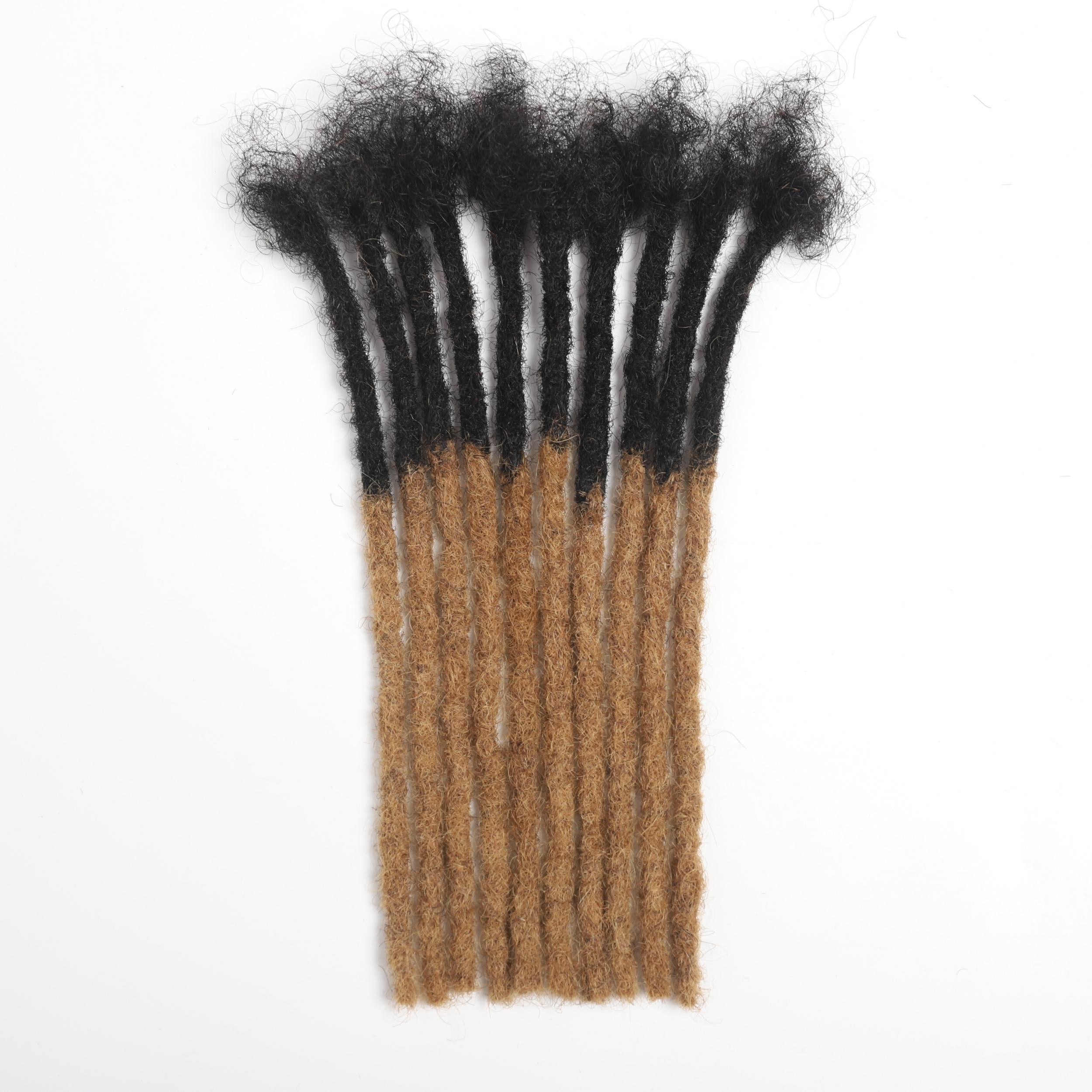 BRAID 100% Human Hair Dreadlock Extensions 10Strands 6-12 Inch
