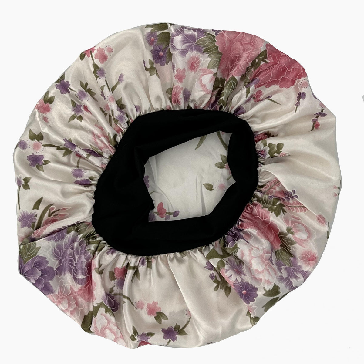 Paisley Print Satin Bonnet for Women, Soft Night Cap
