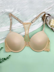  Sexy Bra Solid Underwire Stretch Lace Racer Back Bra
