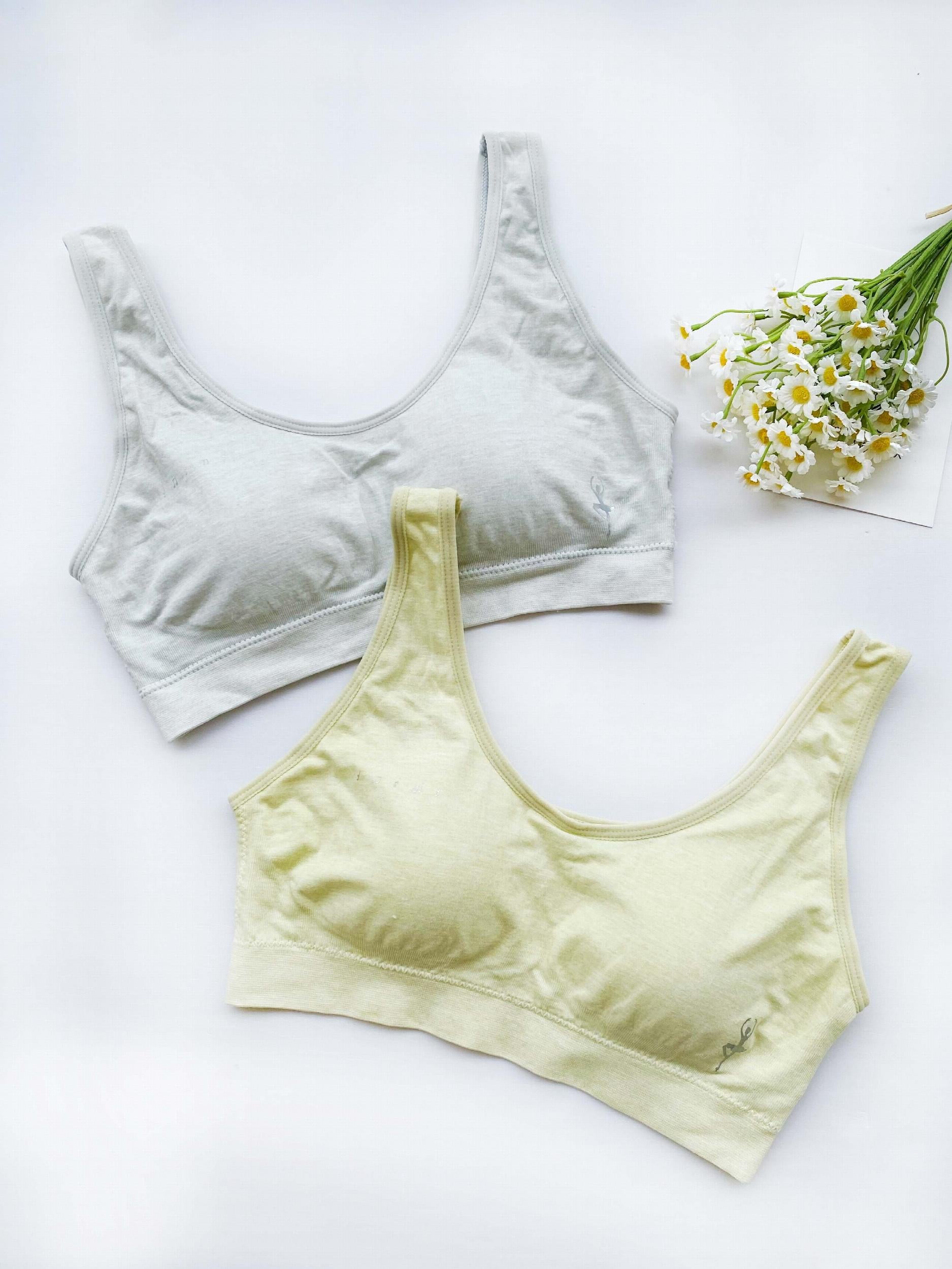 4pcs Seamless Wireless Bras Full Coverage Bra Women's Lingerie