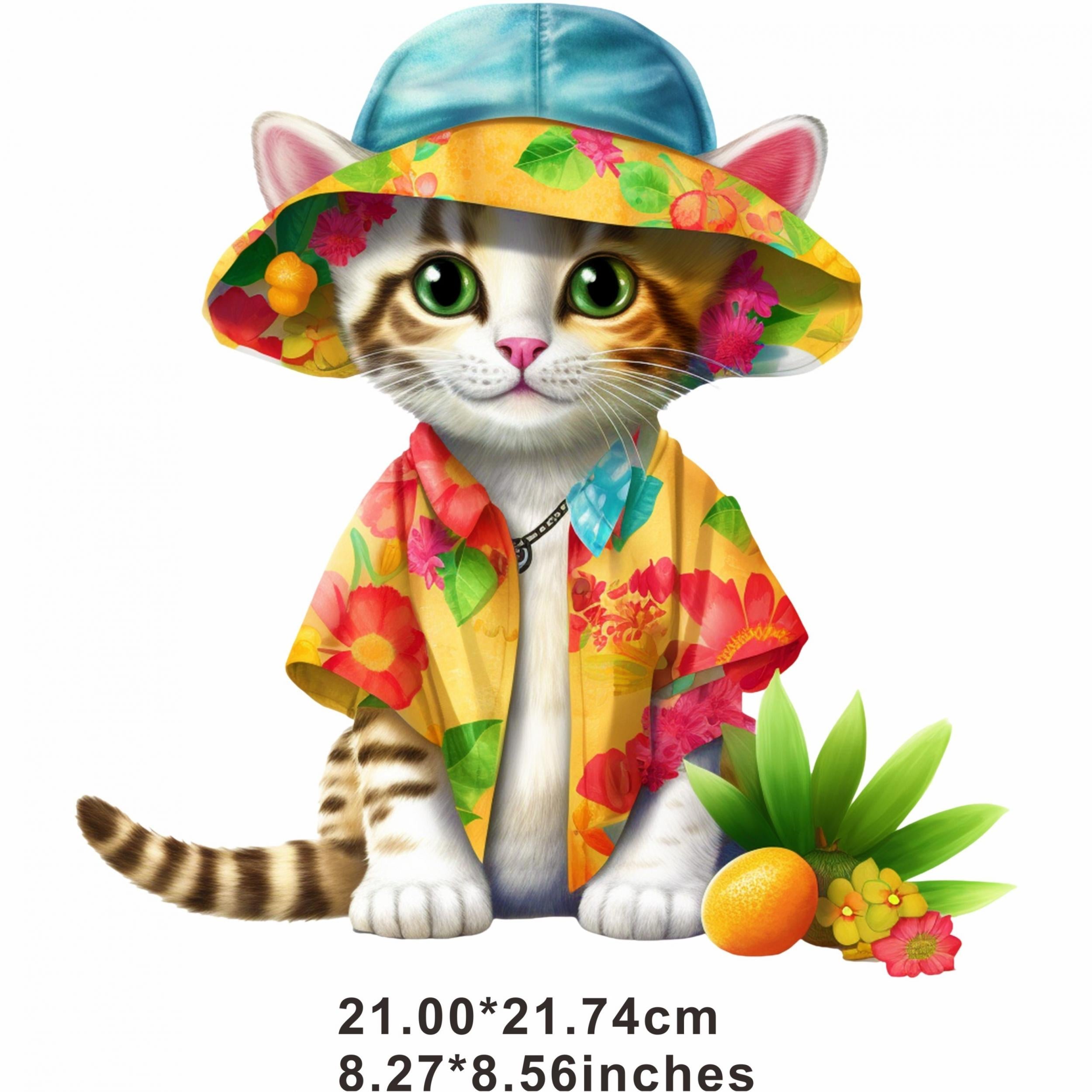 Cat Patch Stickers DIY Clothes Thermal Transfer Stickers