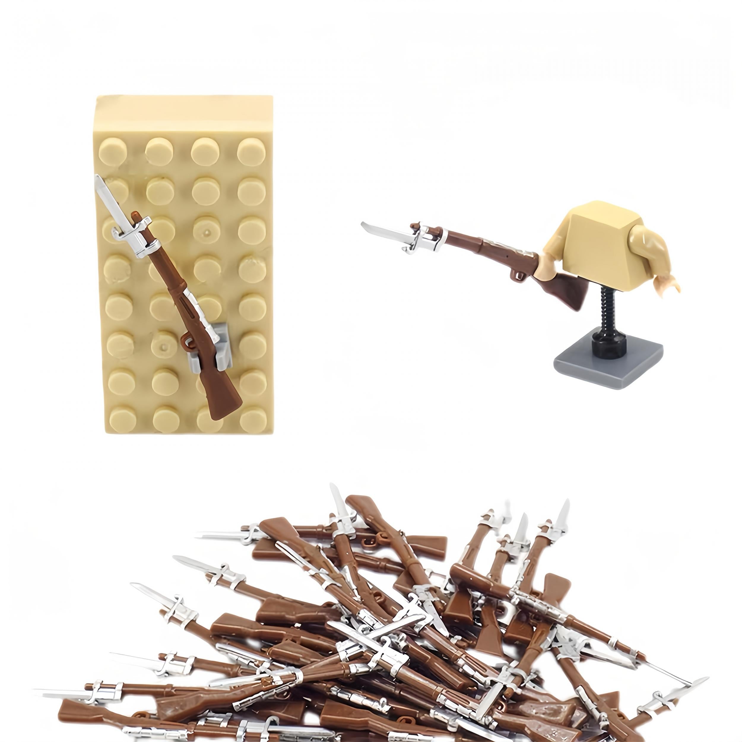 11pcs Small Particle Assembly Figures Toy Accessories Equipment Weapon Parts