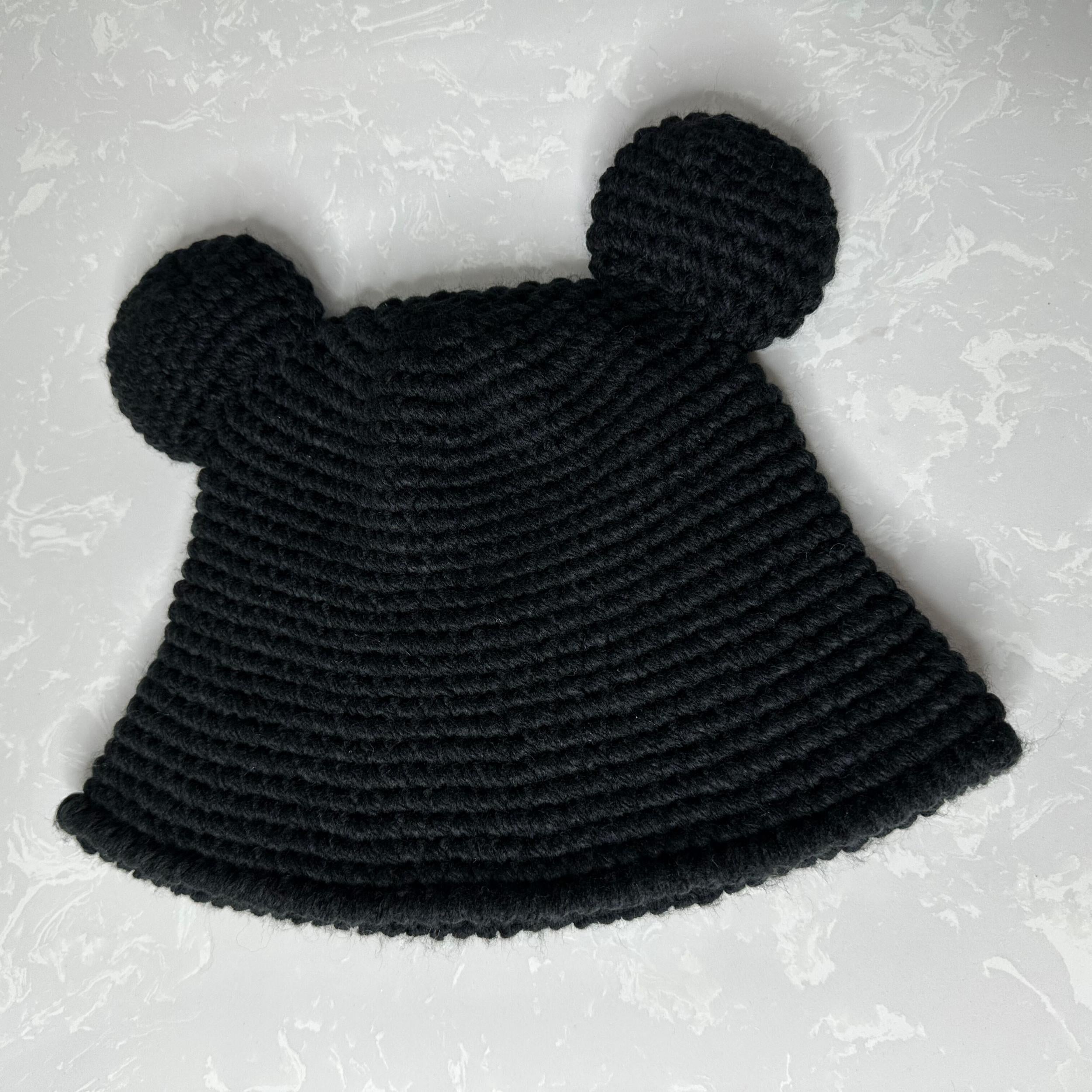 Big Ear Woolen Hat Fisherman Hat Knitted Warm Beanie Autumn Winter
