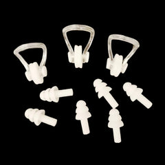 Swimming Earplugs & Nose Clip Set - Accessories for Swimmers