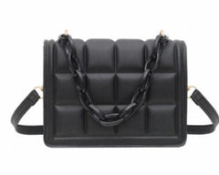 Women's Chain Quilted Shoulder Bag Crossbody Style Sac