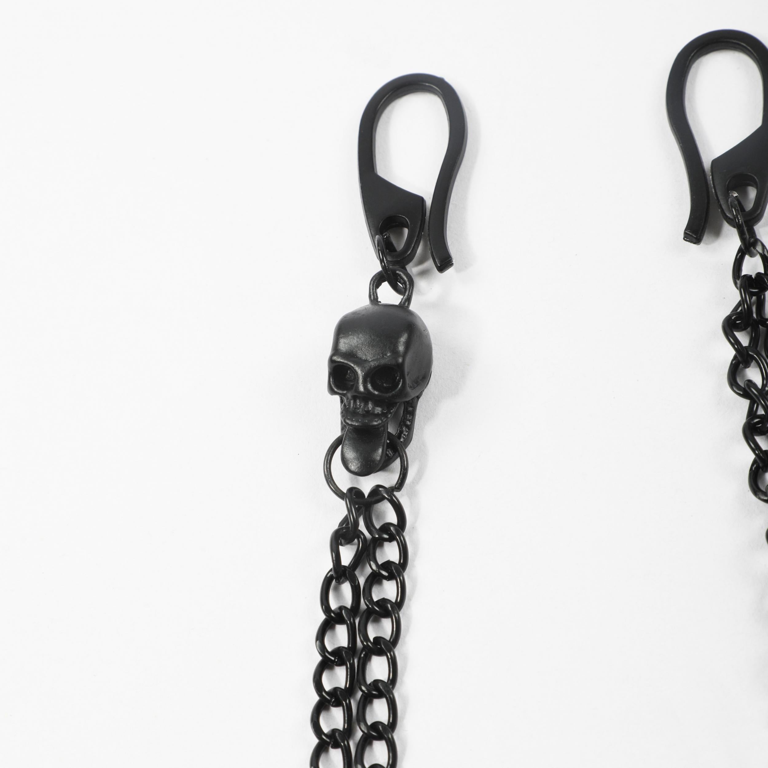 Men's Punk Hip Hop Skull Metal Waist Chain Pants Chain