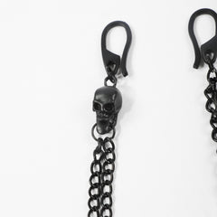 Men's Punk Hip Hop Skull Metal Waist Chain Pants Chain