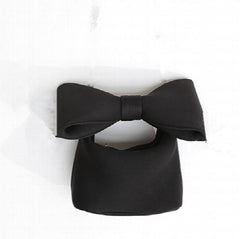 Woman Personality Pink Spliced Bow Evening Clutch Bags