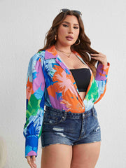  Casual Blouse Women's Long Sleeve Button Up Shirt Top