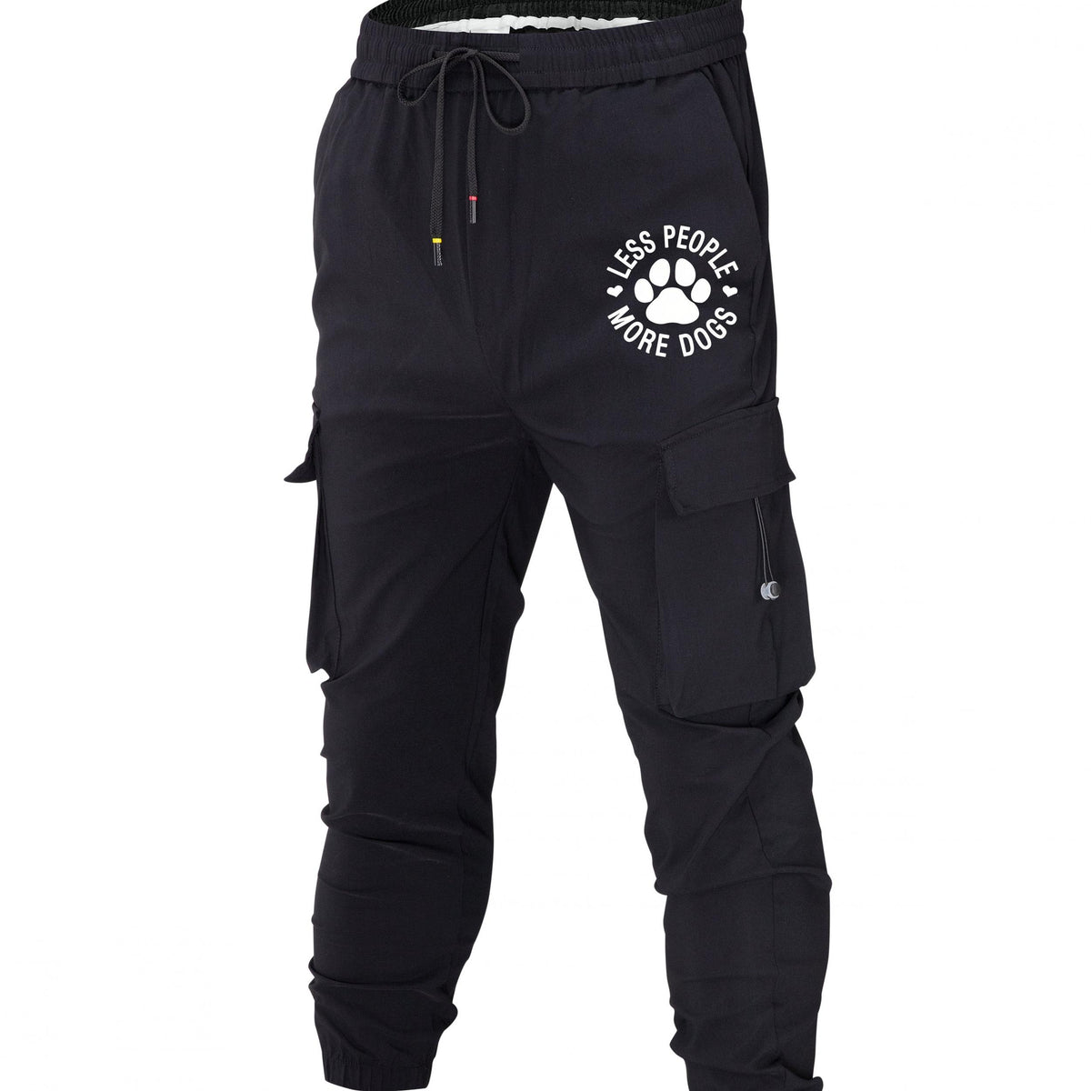 Men's Casual Dog Print Cargo Pants