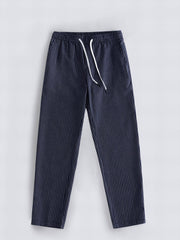 Loose Fit Striped Sweatpants Men's Drawstring Casual Pants