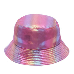 Colorful Reflective Sunshade Bucket Hat for Shopping