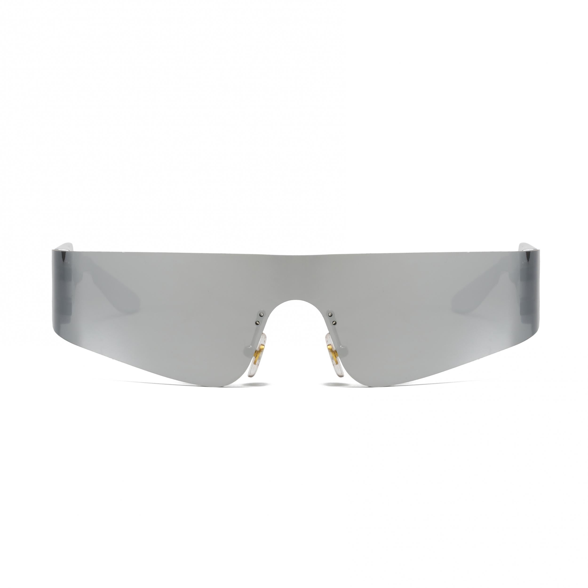 Steampunk Frameless Men Sports Sunglasses