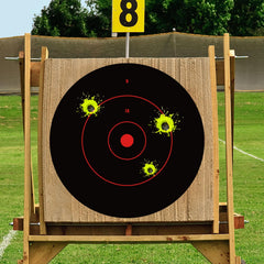 Self Adhesive Shooting Targets, Bright Reactive Splatter Targets, 43x18 cm