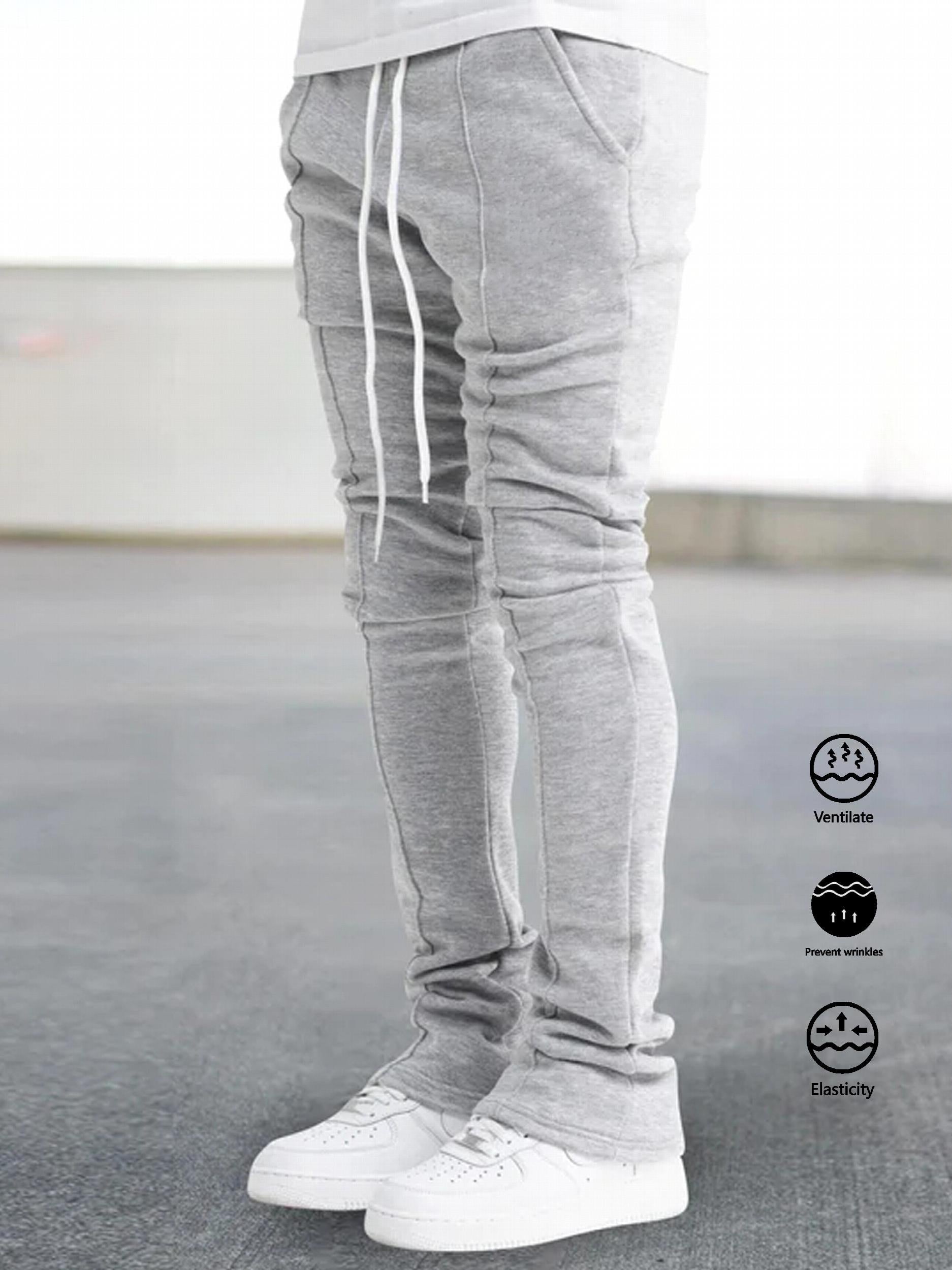 Men's Comfy Breathable Pants Drawstring Hip Hop Clothing