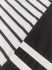  Colorblock Striped Long Sleeve Cardigan