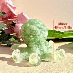 Octopus Crystal Ornament for Aquarium and Garden Decor