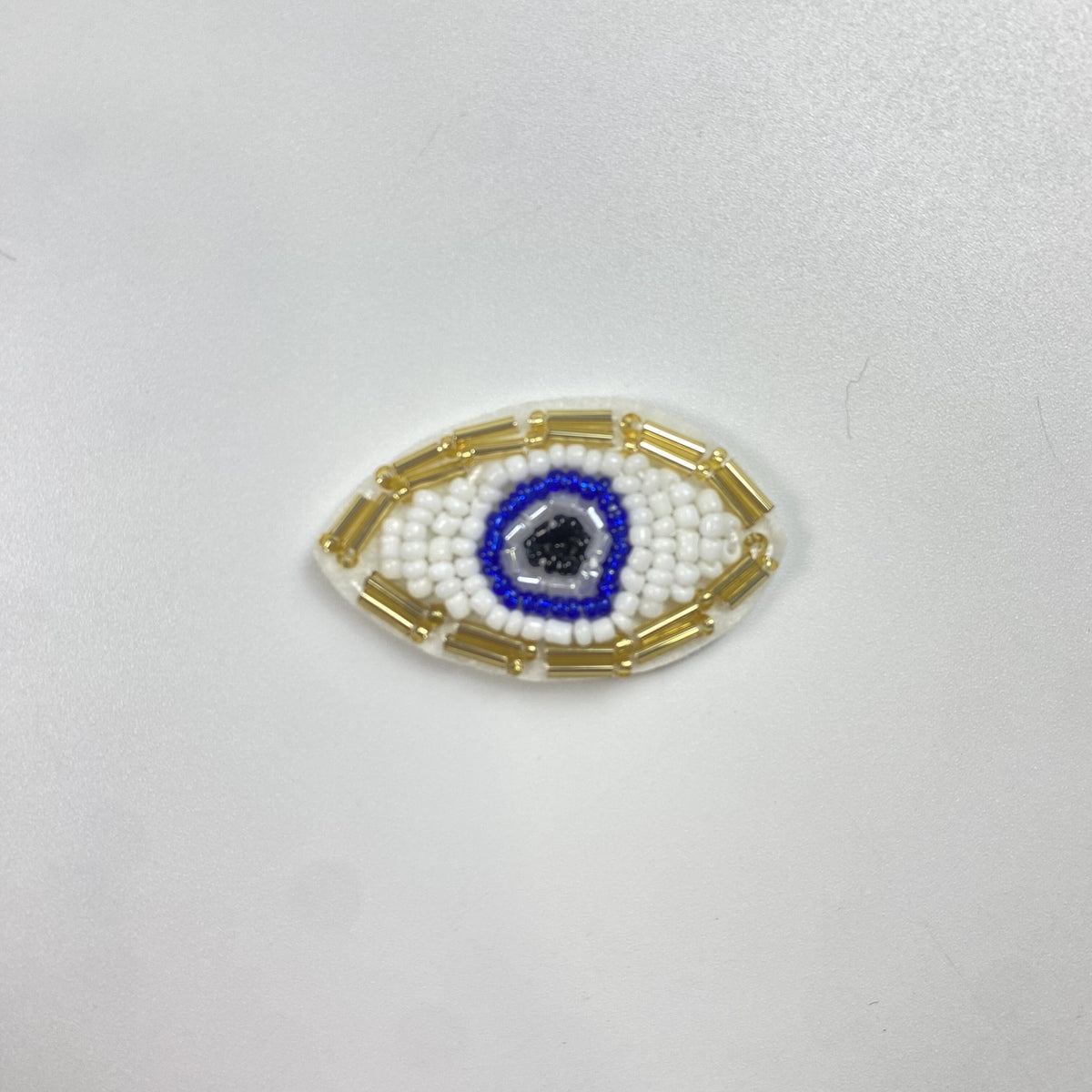 Evil Eye Chunky Bead Inlaid Diamond DIY Patch