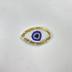 Evil Eye Chunky Bead Inlaid Diamond DIY Patch