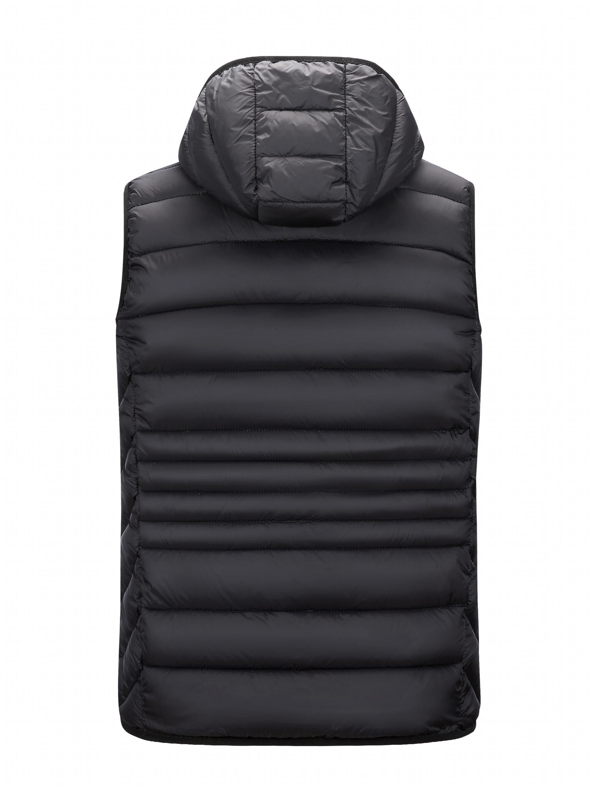 Hooded Vest Men's Zip Up Casual Winter Vest