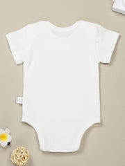 Funny Letter Print Cotton Baby Onesies Soft Round Neck 0-24M
