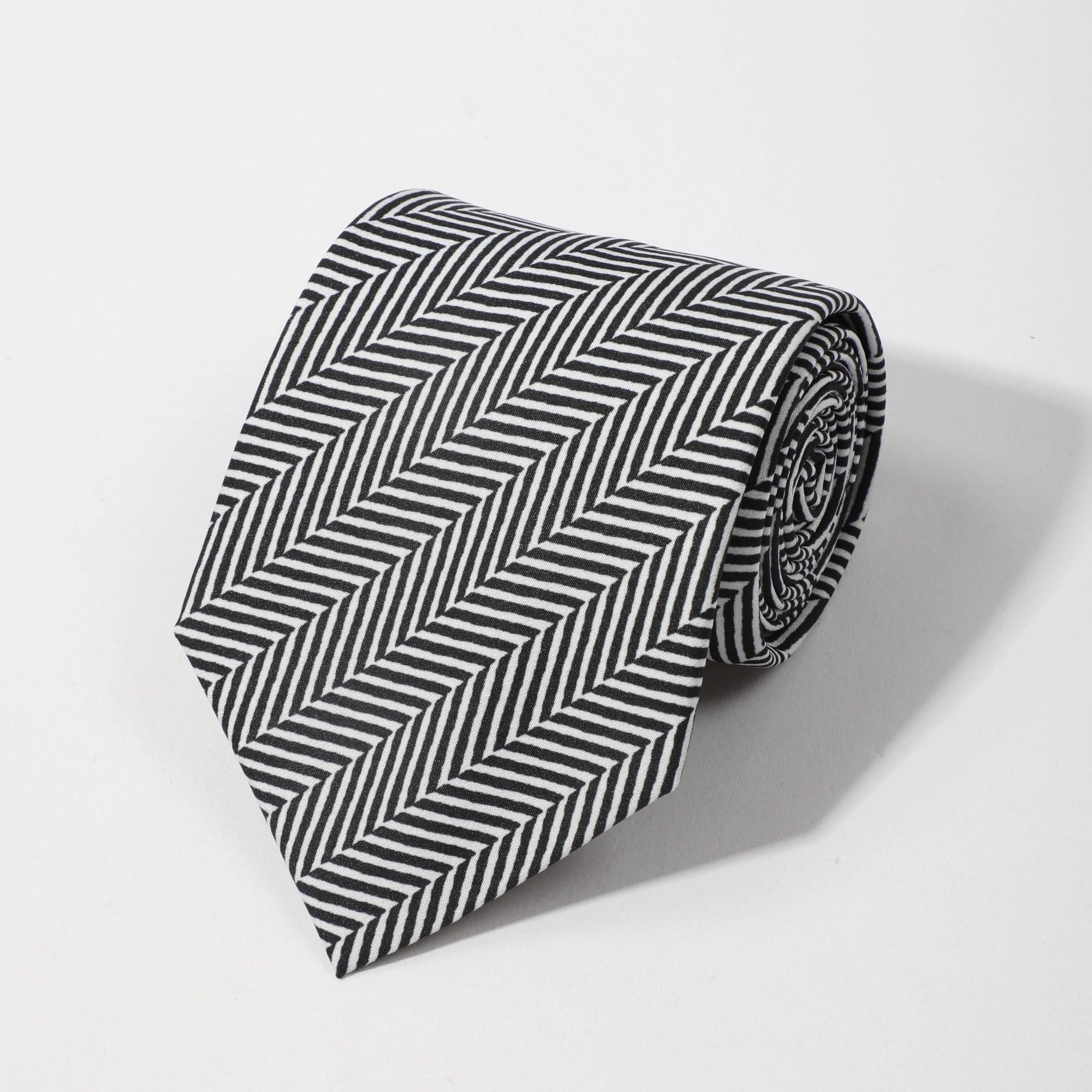 Men's Striped Jacquard Necktie Business Wedding Party Gift