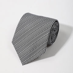 Men's Striped Jacquard Necktie Business Wedding Party Gift