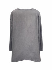  Christmas Casual Dress Women's Plus Graphic Print Long Sleeve