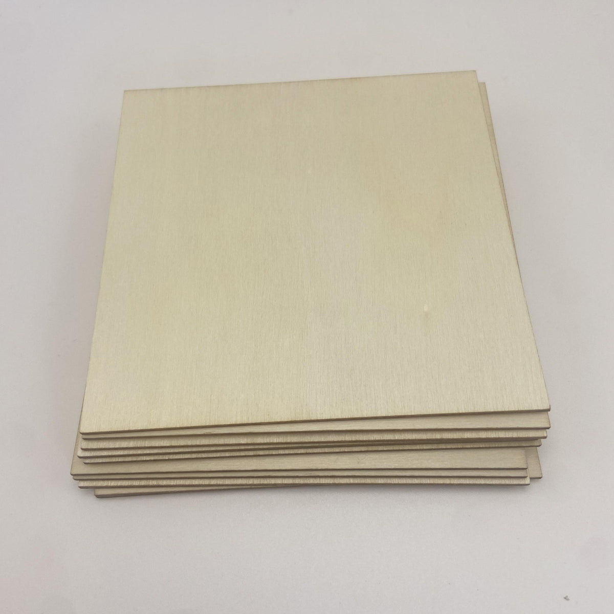 30pcs 4 Inch Unfinished Wooden Chips Square Blank for DIY Crafts