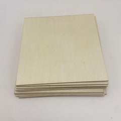 30pcs 4 Inch Unfinished Wooden Chips Square Blank for DIY Crafts