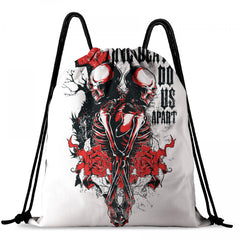 Skeleton Elf Bundle Pockets Gothic Rose Skull Backpack