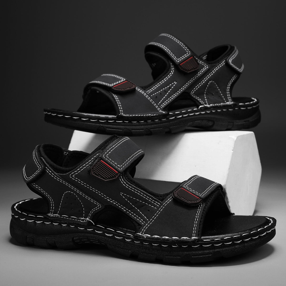 Men's Open Toe Sandals Non Slip Comfortable Beach Shoes