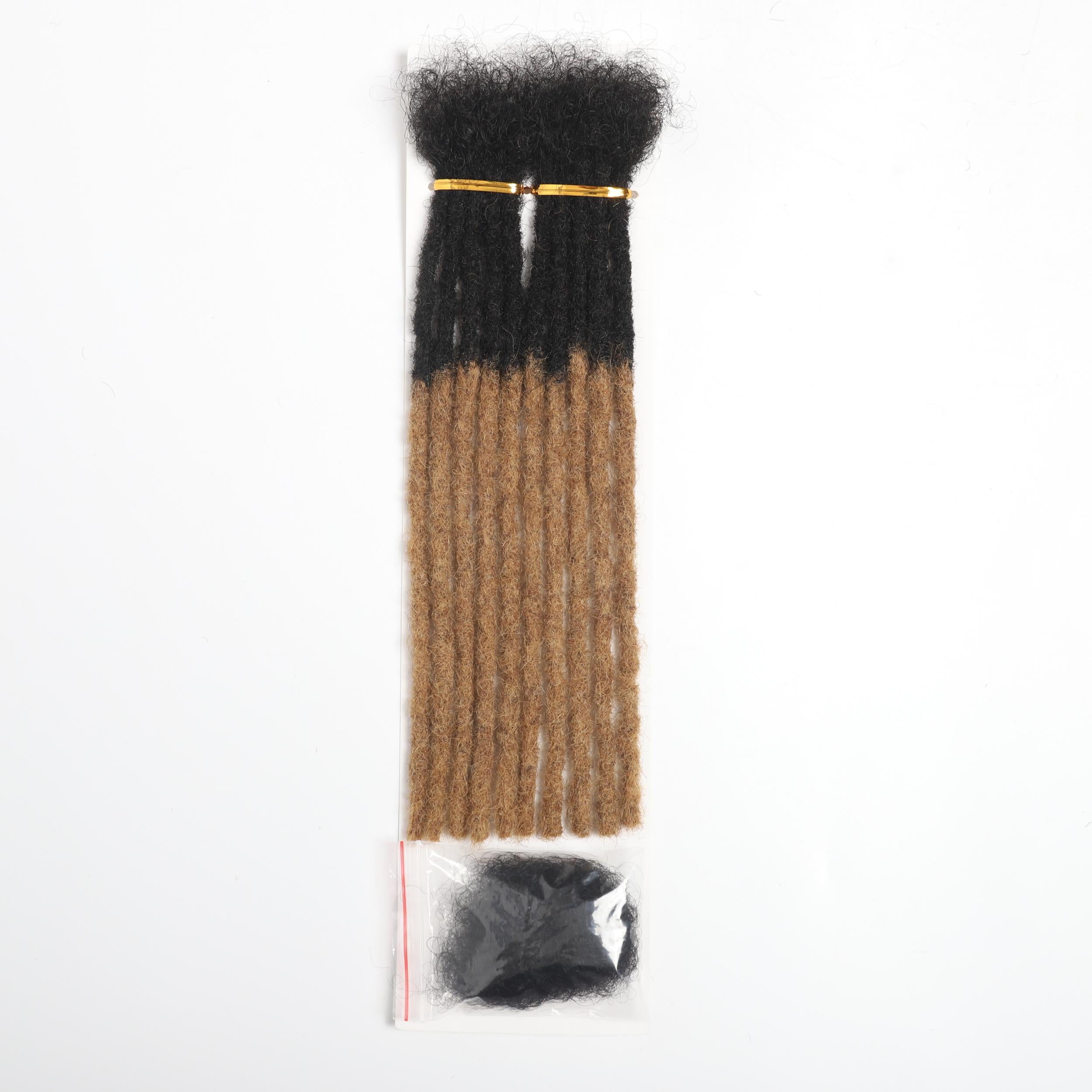 BRAID 100% Human Hair Dreadlock Extensions 10Strands 6-12 Inch