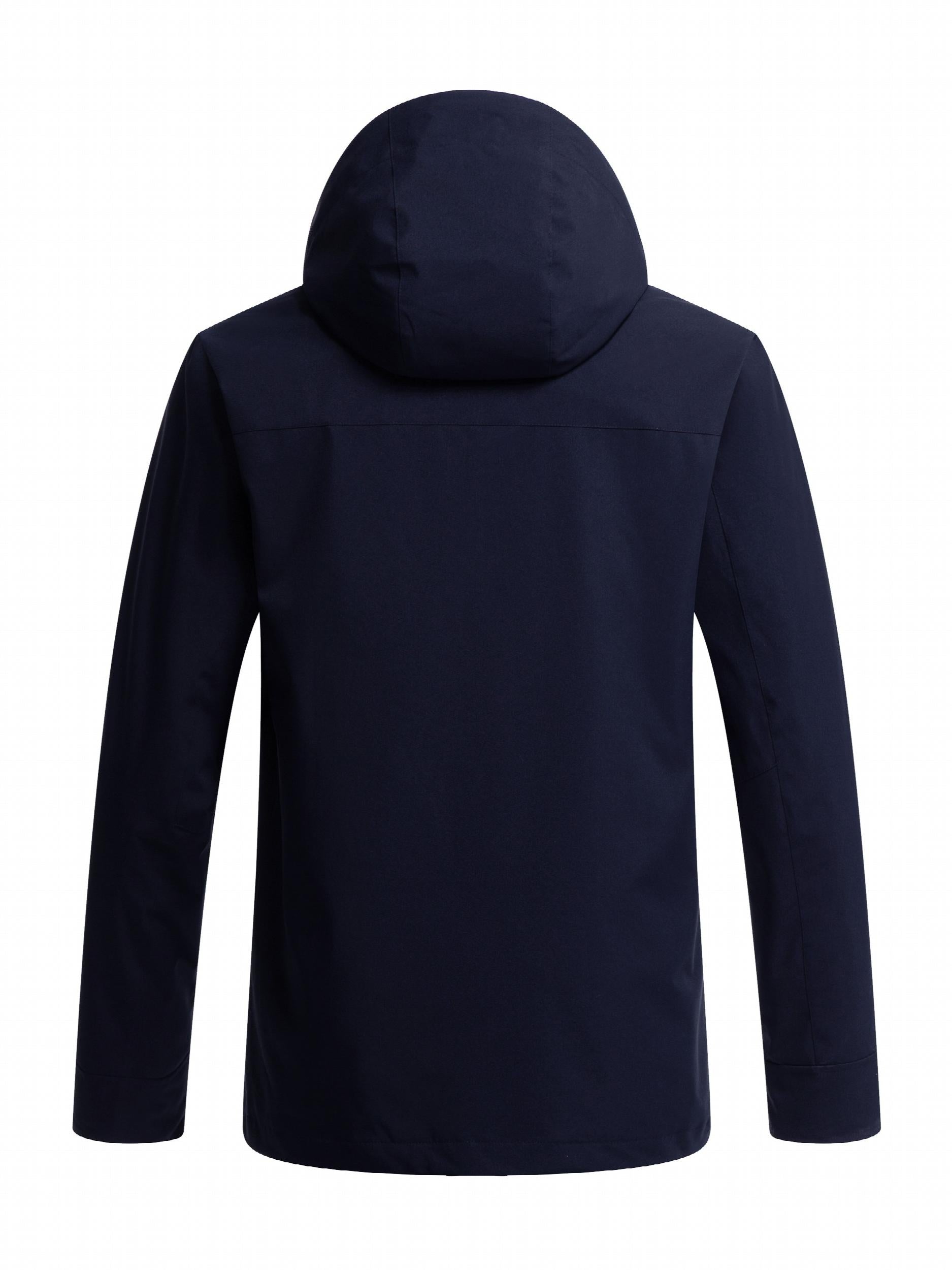 Women's 3-in-1 Outdoor Sports Jacket Waterproof Windproof Hooded