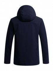 Women's 3-in-1 Outdoor Sports Jacket Waterproof Windproof Hooded
