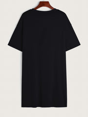  Casual Dress Women's Plus Sun Print Tee Dress