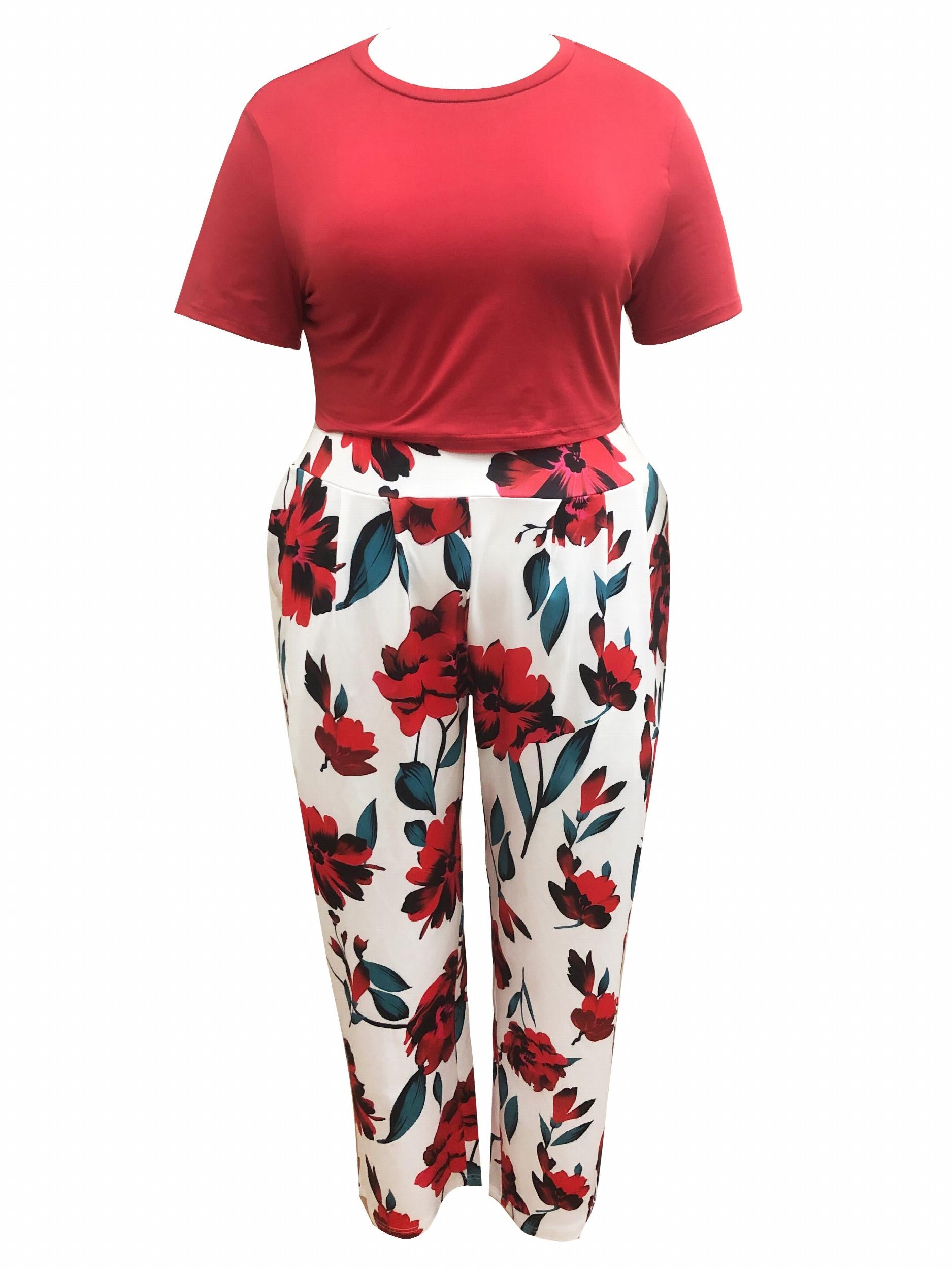  Boho Crop Top & Skirt Set