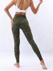 Camouflage Print Yoga Pants High Waist Workout Leggings
